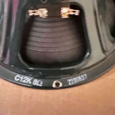 Jensen C12K Vintage Ceramic 12" 100-Watt 8ohm Guitar Speaker 2010s - Green image 2
