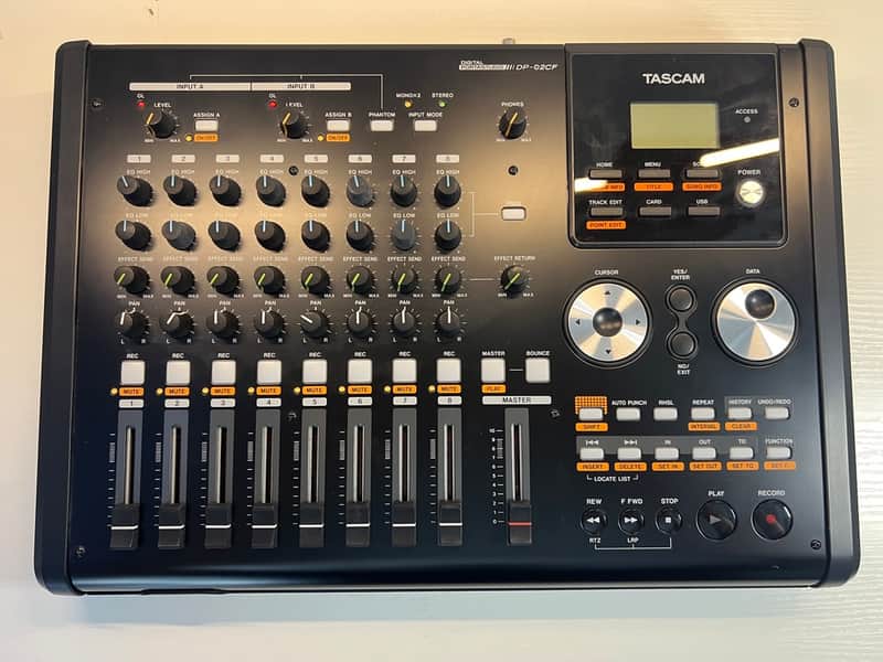 TASCAM DP-02CF Digital Portastudio 8-Track Recorder image 1