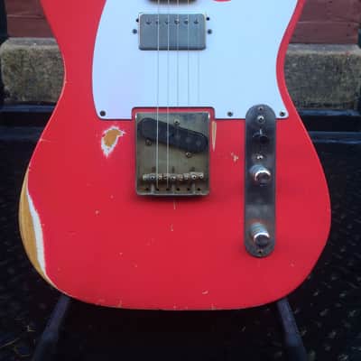 Nash Telecaster 2009 Red w/ Neck Humbucker image 1