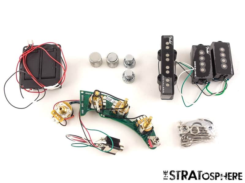 Fender American Ultra II Precision P Bass PICKUPS POTS KNOBS S-1 Switching image 1