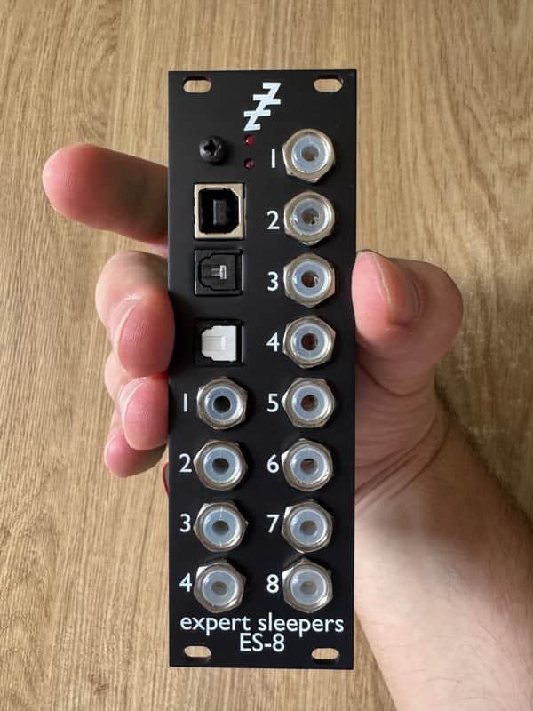 Expert Sleepers ES-8 USB Audio Interface Eurorack Synth Module 2018 - Present - Black image 1