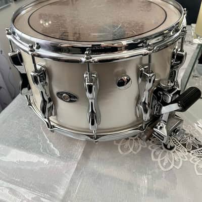 Slingerland Magnum 1983 - Silver Mist 8X14 Snare Drum 12 Lug Near Mint Condition! image 19