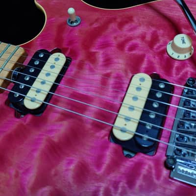 Ernie Ball MUSICMAN Eddie Van Halen Signature 1992 - Trans Pink / EVH image 2