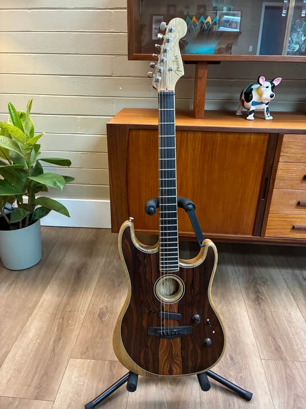 Fender Limited Edition American Acoustasonic Stratocaster 2020 Exotic Ziricote