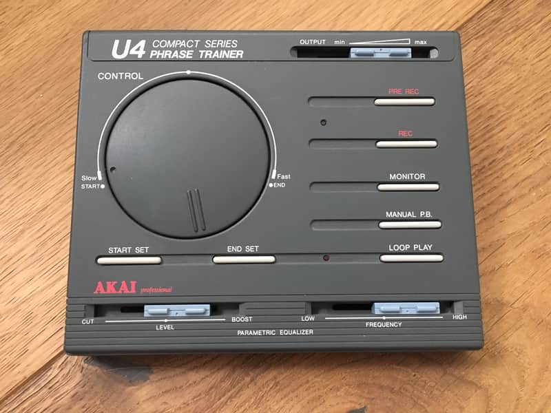 Akai U4 Compact Phrase Trainer Black Super Rare | Reverb