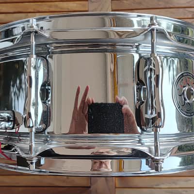Sakae SDM1455ST 5.5"x14" Steel Snare Drum 2014 - Chrome image 6