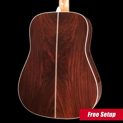 Martin Custom Style 28 D-14F Dreadnought Wild Grain East Indian Rosewood/Adirondack Spruce Acoustic with Hardshell Case - Used image 2