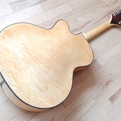1958 Harmony H62 Espanada Vintage Archtop Electric Guitar w/ Gibson P-13 Pickups 100% Original w/ HC image 14
