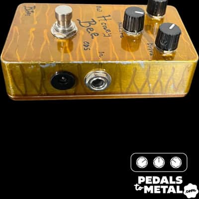 BJFE Honey Bee Overdrive (3-Knob) 2000 - 2018 - Gold X14803 image 6