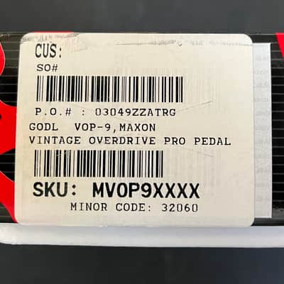 Maxon VOP-9 Vintage Overdrive Pro Pedal image 9