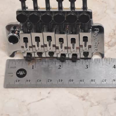 Floyd Rose- Charvel So-Cal 1000 Series Double-Locking Tremolo Bridge w/ 37 Brass Block- Chrome- New Pulloff image 12