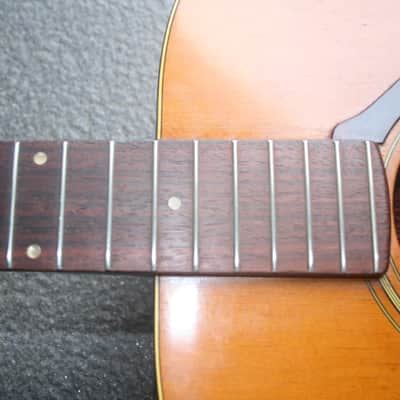 Yamaha FG 150 Red Label 000size Guitar Circa 1968 Natural+Chip Board case image 24