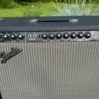 Fender Super Reverb 2-Channel 40-Watt 4x10" Guitar Combo 1963 - 1967 - Black Panel image 2