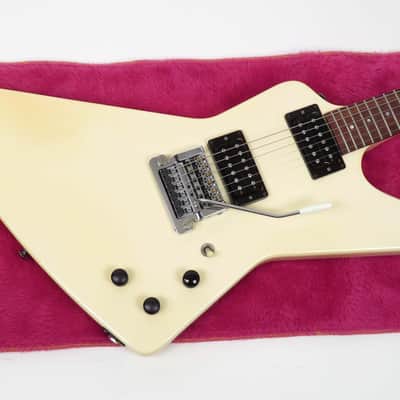 1984 Gibson Explorer - Alpine White - Kahler & Triangle Knob Pattern - James Hetfield Style image 11