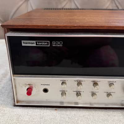 Vintage Harman Kardon 930 Twin Powered Stereo Receiver 1972-1976 - wood/silver image 5