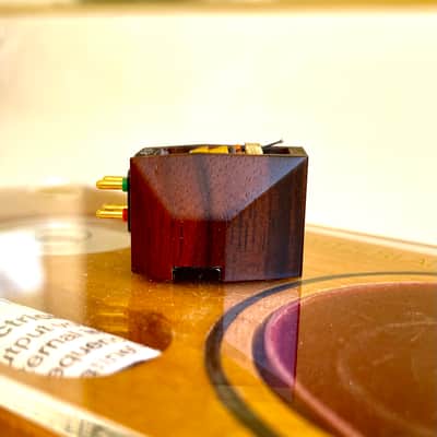 Benz Micro Ruby-Z MC Cartridge, Zebra wood, Line-contact diamond, Boron Cantilever, like new condition image 8