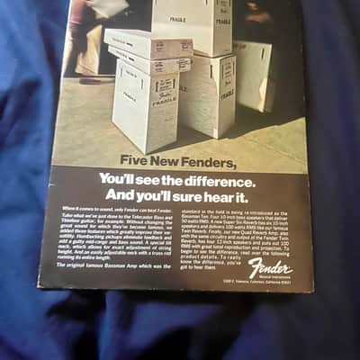 1970s Fender Telecaster Thinline Bass FIVE NEW FENDERS catalog image 1