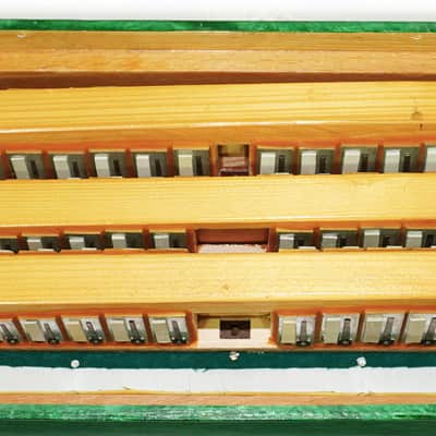 Russian Piano Accordion 120 Bass, Almaz Vintage Keyboard Accordian in Tune, New Straps, 2679 image 12
