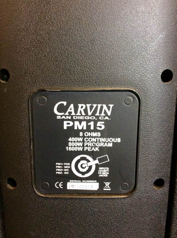 Carvin PM15 15