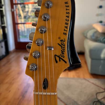 Fender Modern Player Starcaster Guitar 2014 - 2017 - Aged Cherry Burst image 5