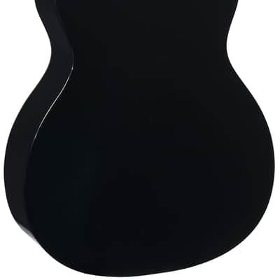 LAG T118D-BLK Tramontane 118 Dreadnought Acoustic Electric BlackBlack image 3