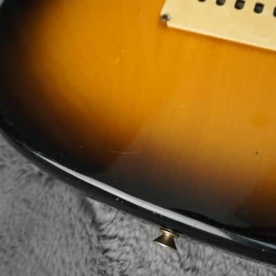 1987 MIJ Squier Stratocaster Fujigen E-Series Sunburst w/ ESP Rail Pickup & Fender Case image 16