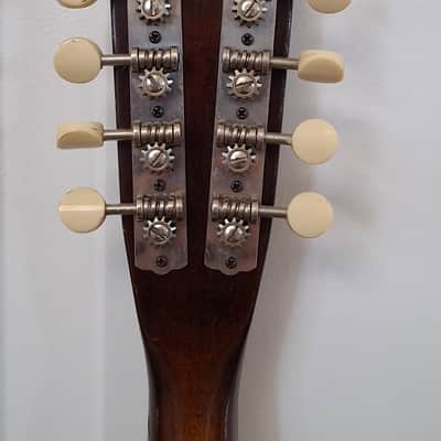 1940s Regal Sunburst Finish Flatback Mandolin image 20