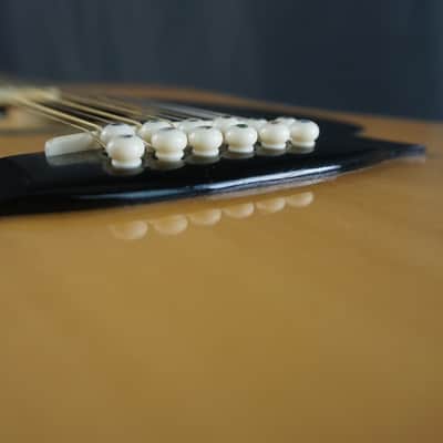 Yamaki YW-30 12-String Acoustic Guitar w/ Hard Case - Made in Japan image 12