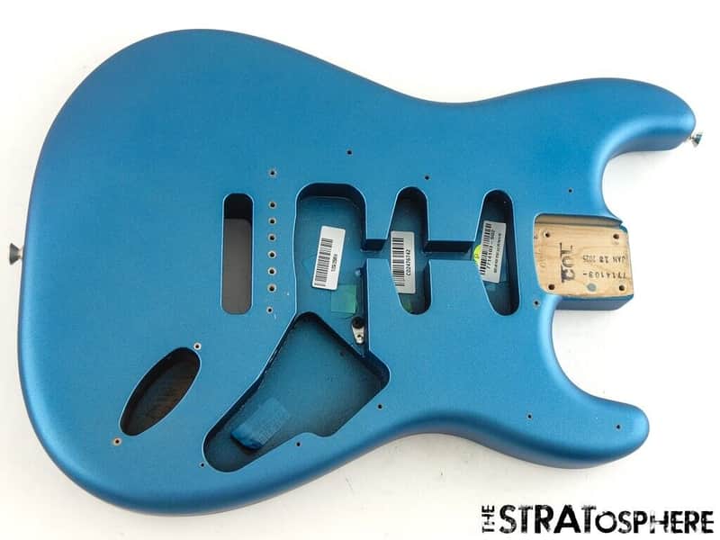 American Performer Fender Stratocaster Strat BODY, USA Satin Lake Placid Blue image 1