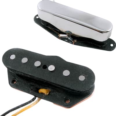 Fender Custom Shop Twisted Tele Pickups Black/Chrome (2) image 1