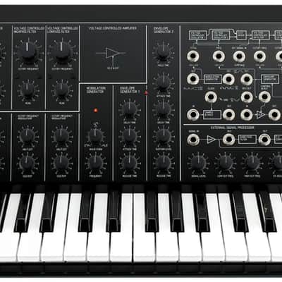 Korg MS-20 Mini 37-Key Mono Analog Synthesizer, Black
