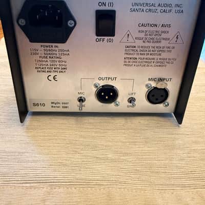 Universal Audio Solo/610 Desktop Tube Mic Preamp 2006 - Present - Black image 4