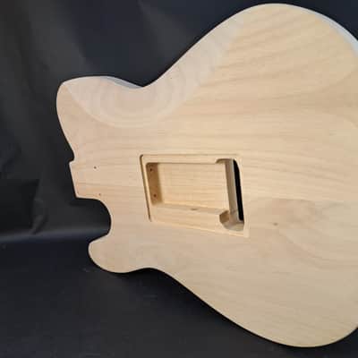 Unfinished Alder HxS body - Tele -for Fender Strat Stratocaster neck Floyd Rose J2512 image 4