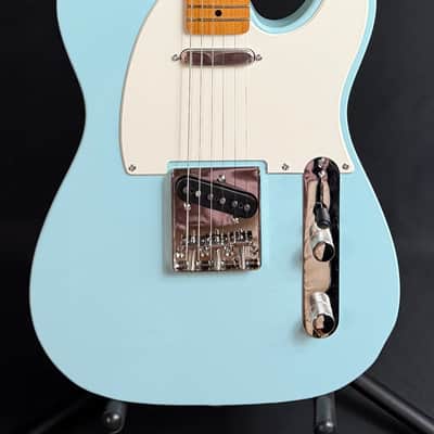 Squier Classic Vibe 50's Telecaster Electric Guitar Sonic Blue Finish (063) image 1