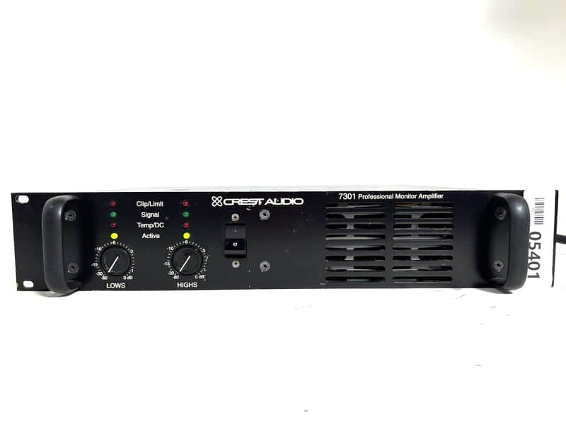 Crest Audio 7301 Professional Monitor Amp #05401 (One)THS image 1