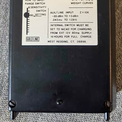 Vintage Gold Line ASA 10B Handheld Audio Spectrum Analyzer image 2