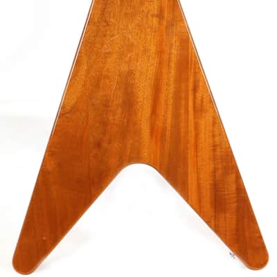 Gibson 70s Flying V Antique Natural Electric Guitar 8lbs 3oz image 8