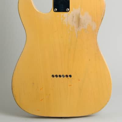 Fender Telecaster Solid Body Electric Guitar (1952), ser. #0691, original brown hard shell case. image 4