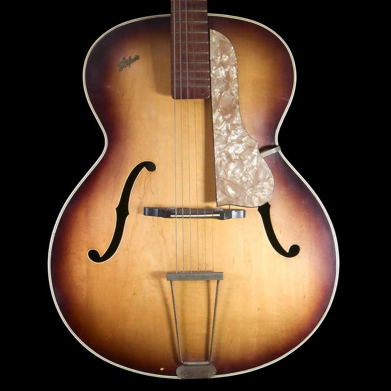 Hofner Vintage Archtop Acoustic Guitar - Blonde image 1