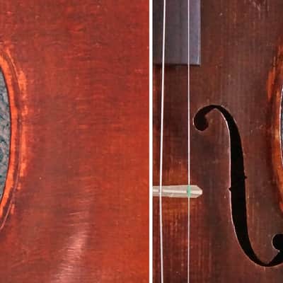 RESTORED ANTIQUE HOPF 4/4 GERMAN TRADE VIOLIN STRADIVARIUS COPY WITH CASE image 12