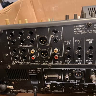 Yamaha O2R V2 Digital Mixing Recording Console + Peak Meter Bridge image 6
