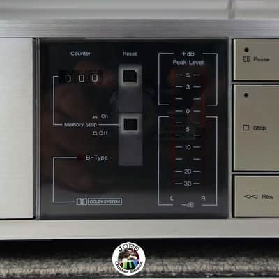 1983 Nakamichi BX-1 Silverface Stereo Cassette Deck New Belts & Complete Serviced 08-28-2025 Excellent Condition #730 image 3
