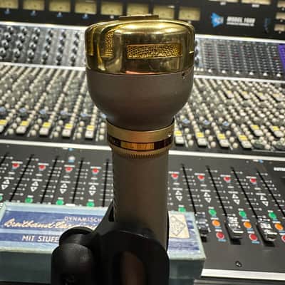 AKG/Telefunken D 19 B Cardioid Dynamic Microphone 1960s - Gold/Gray image 7