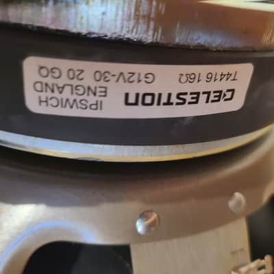 Pair 2005 Celestion Vintage 30 Mesa Spec Made in England T4416 (16ohm version of T4335) image 4