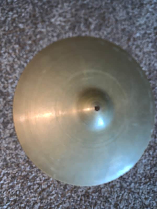 Vintage Zildjian 15  inch hi hat hi hat cymbal bottom cymbal only image 1