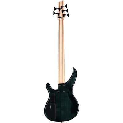 Yamaha TRBX605FM Electric Bass, 5-String, Indigo Blue image 4