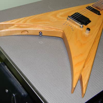 Jackson USA Custom Shop "Vinnie Vincent Style" 4 Winged King Flying V Natural image 3