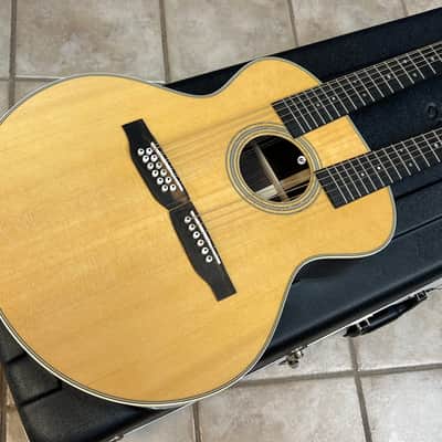 2025 CF Martin Grand J-28E DN Double Neck Acoustic-Electric Guitar Natural image 1