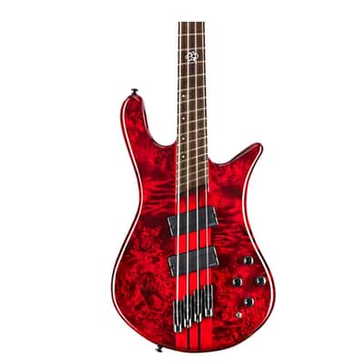 Spector  NS Dimension 4 4-String Multi-Scale Electric Bass Guitar  NEW - Inferno Red image 1