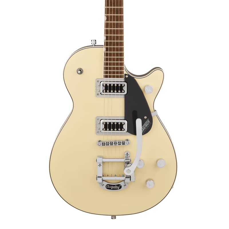 Gretsch G5230T Electromatic Jet FT Single-Cut BigsbyTwo-Tone Vintage White/ London Grey image 1